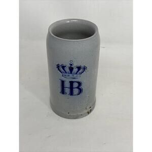Vintage Hofbrauhaus Germany Stoneware Ceramic Tankard Beer Mug 1 Litre T Steiner